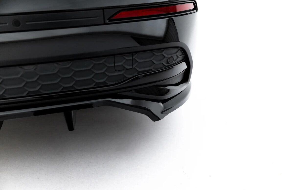 Diffusor RACE passend für Audi A3 Limousine 8Y Facelift schwarz Hochglanz