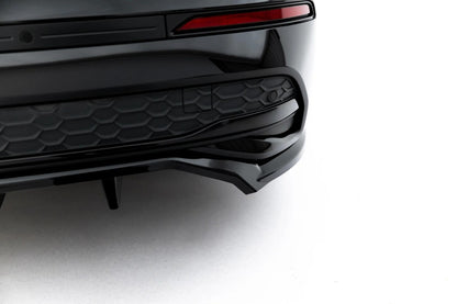 Diffusor RACE passend für Audi A3 Limousine 8Y Facelift schwarz Hochglanz
