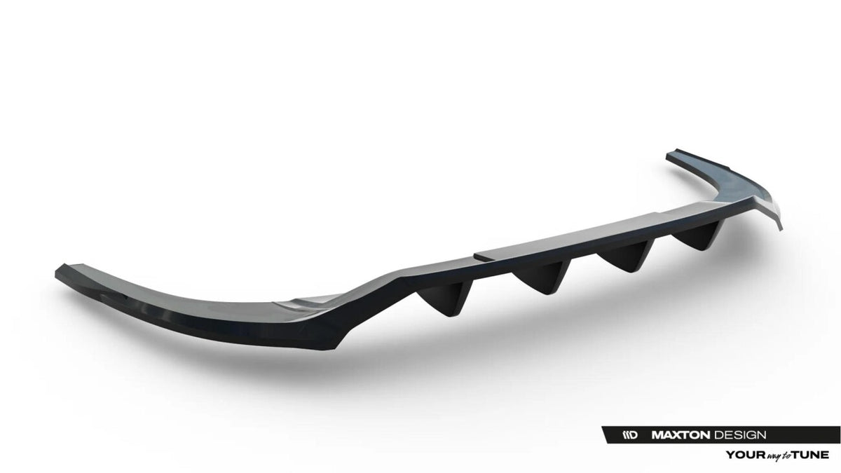 Diffusor RACE passend für Audi A3 Limousine 8Y Facelift schwarz Hochglanz