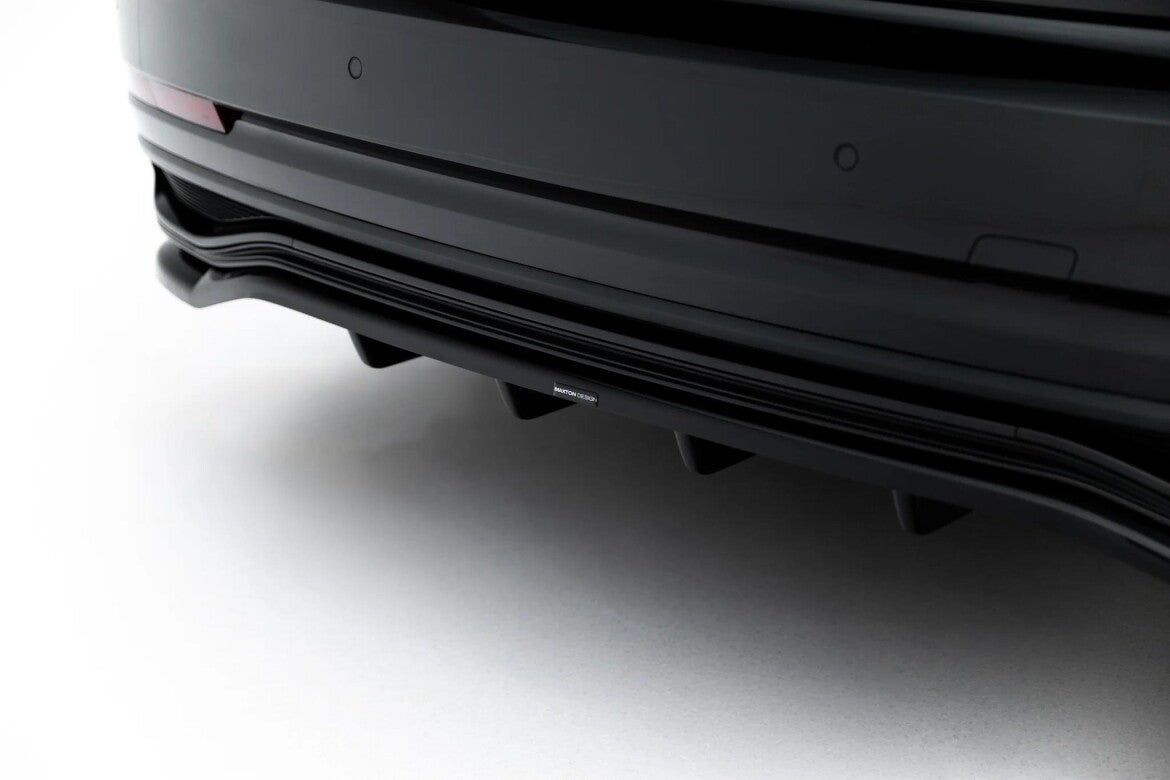 Diffusor RACE passend für Audi A8 S-Line Long D5 Facelift schwarz Hochglanz