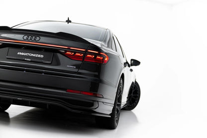 Diffusor RACE passend für Audi A8 S-Line Long D5 Facelift schwarz Hochglanz