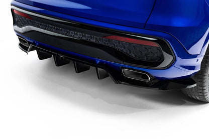 Diffusor RACE passend für Audi Q5 S-Line Sportback / SUV Mk3 schwarz Hochglanz
