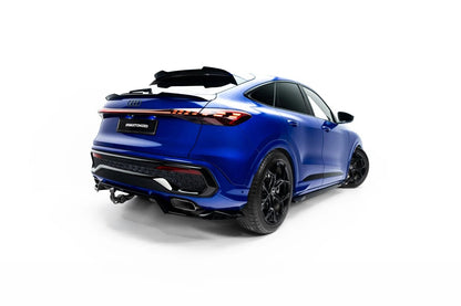 Diffusor RACE passend für Audi Q5 S-Line Sportback / SUV Mk3 schwarz Hochglanz