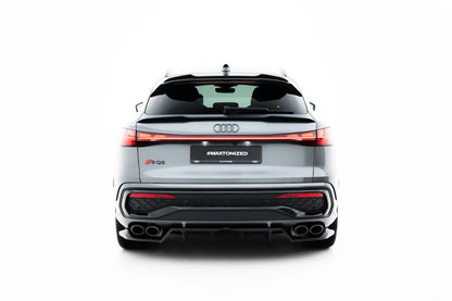 Diffusor RACE passend für Audi SQ5 Sportback / SUV Mk3 schwarz Hochglanz