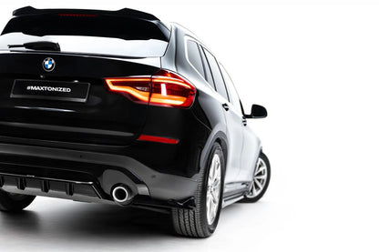 Diffusor RACE passend für BMW X3 G01 schwarz Hochglanz