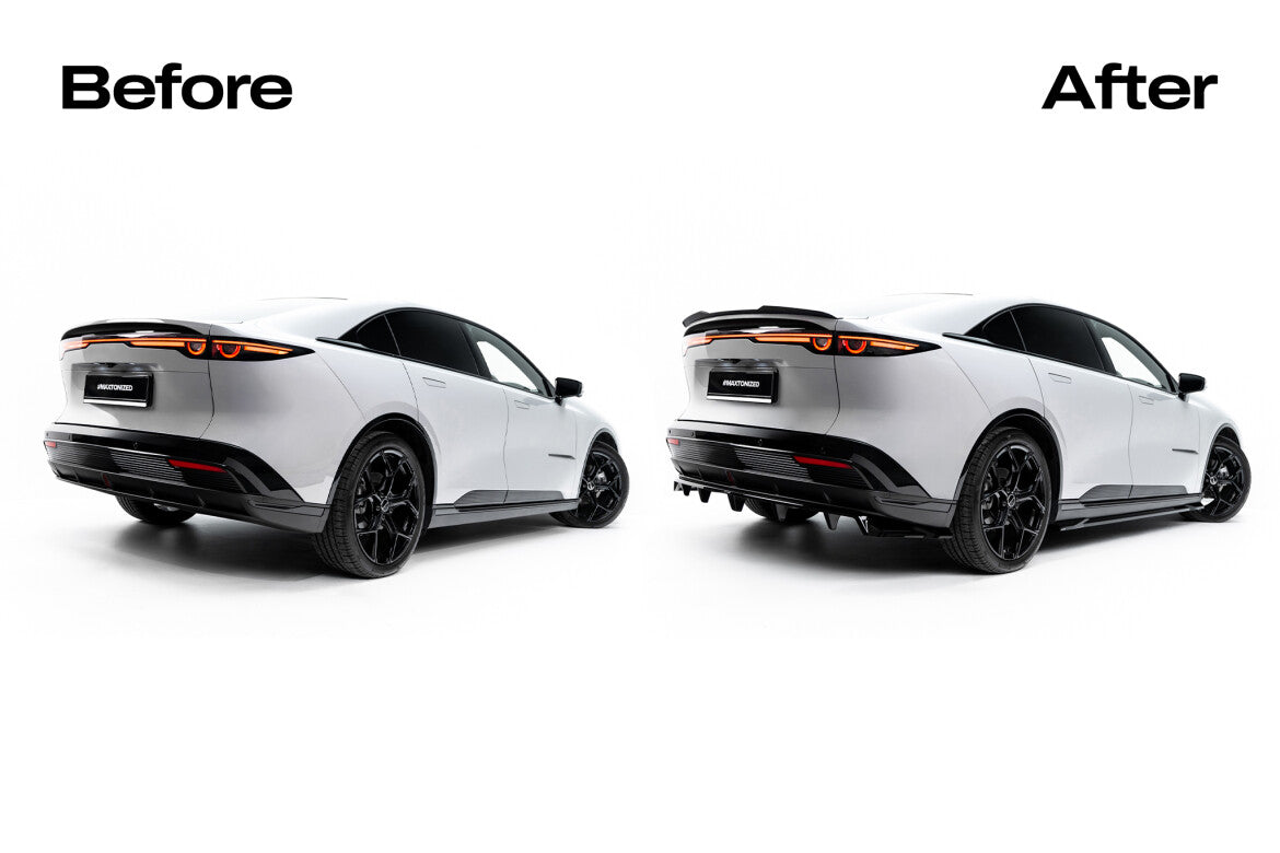 Diffusor RACE passend für Mazda 6e Mk1 schwarz Hochglanz