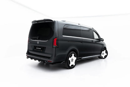 Diffusor RACE passend für Mercedes-Benz V AMG-Line W447 Facelift 2 schwarz Hochglanz