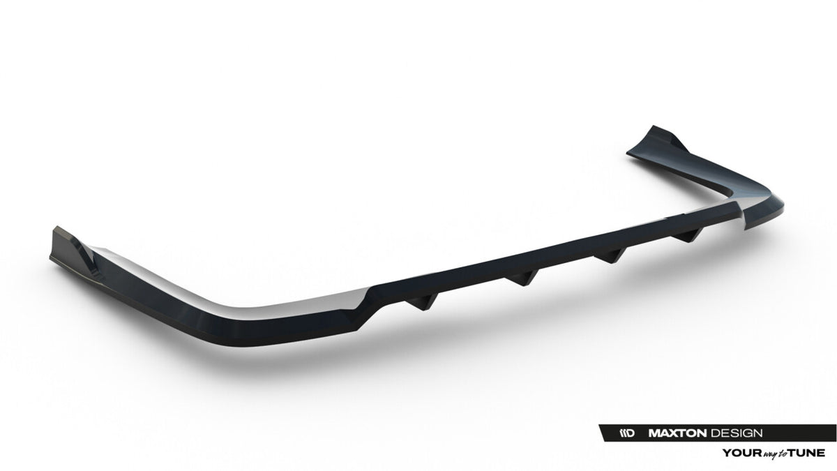 Diffusor RACE passend für Mercedes-Benz V AMG-Line W447 Facelift 2 schwarz Hochglanz
