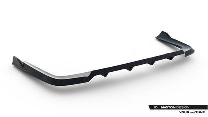 Diffusor RACE passend für Mercedes-Benz V AMG-Line W447 Facelift 2 schwarz Hochglanz