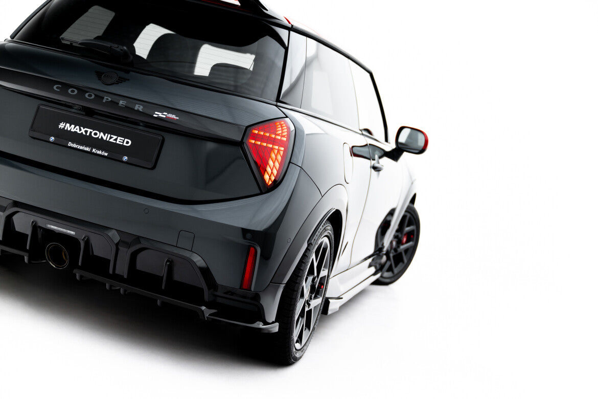 Diffusor RACE passend für Mini Cooper John Cooper Works F65 schwarz Hochglanz