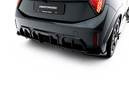 Diffusor RACE passend für Mini Cooper John Cooper Works F65 schwarz Hochglanz