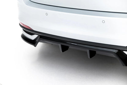 Diffusor RACE passend für Skoda Scala Mk1 Facelift schwarz Hochglanz