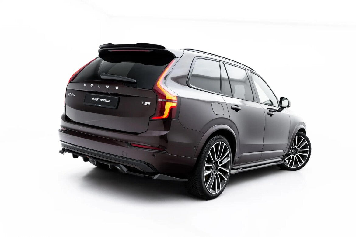 Diffusor RACE passend für Volvo XC90 Mk2 Facelift 2 schwarz Hochglanz
