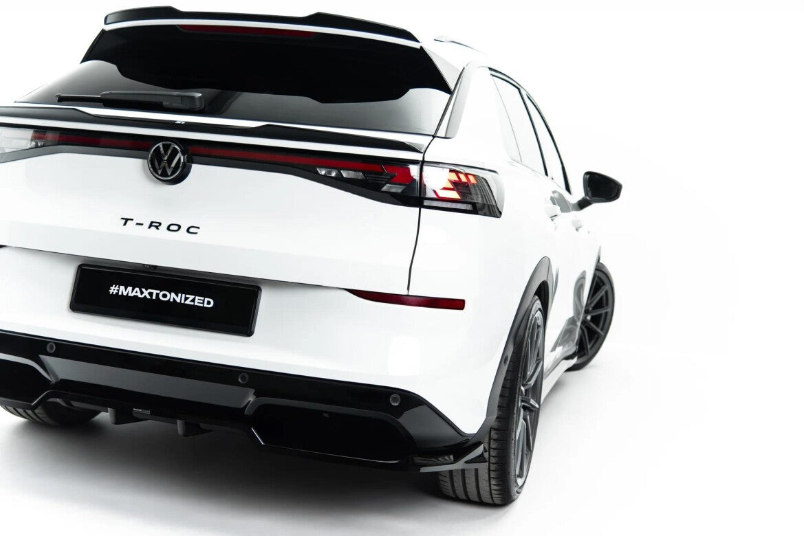 Diffusor RACE passend für VW T-Roc R-Line Mk2 schwarz Hochglanz