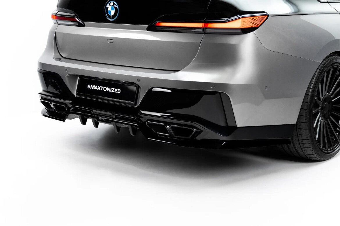 Diffusor RACE V.2 passend für BMW M760e G70 schwarz Hochglanz