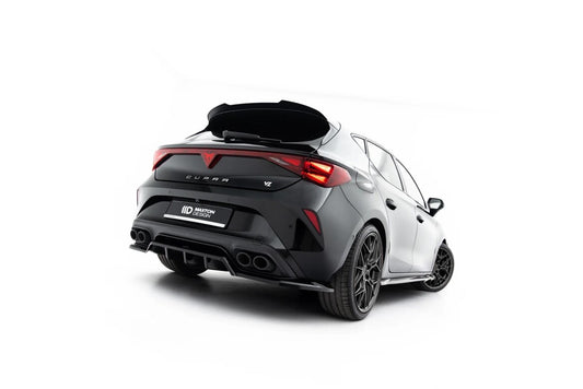 Diffusor RACE V.2 passend für Cupra Leon Hatchback Mk1 Facelift schwarz Hochglanz