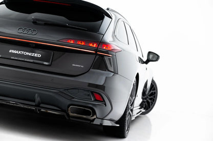 Diffusor RACE V.3 passend für Audi A6 S-Line C9 schwarz Hochglanz