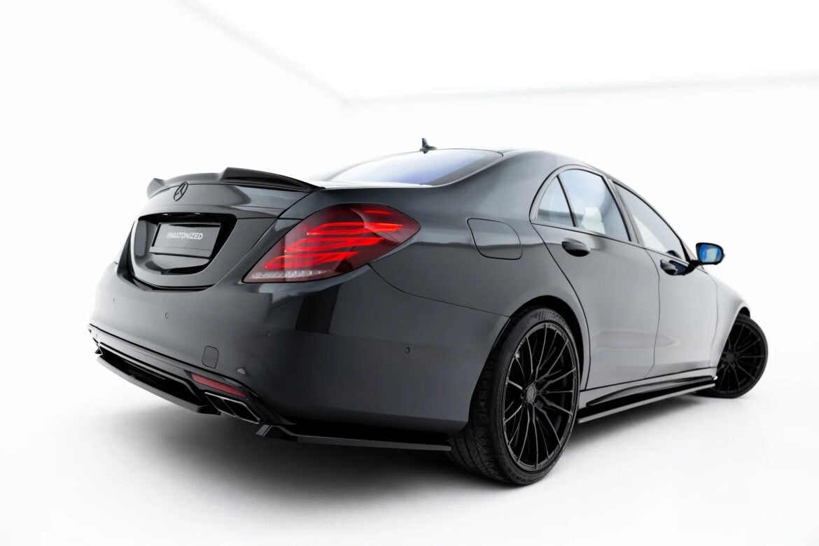 Diffusor V.2 passend für Mercedes-Benz S AMG-Line W222 schwarz Hochglanz