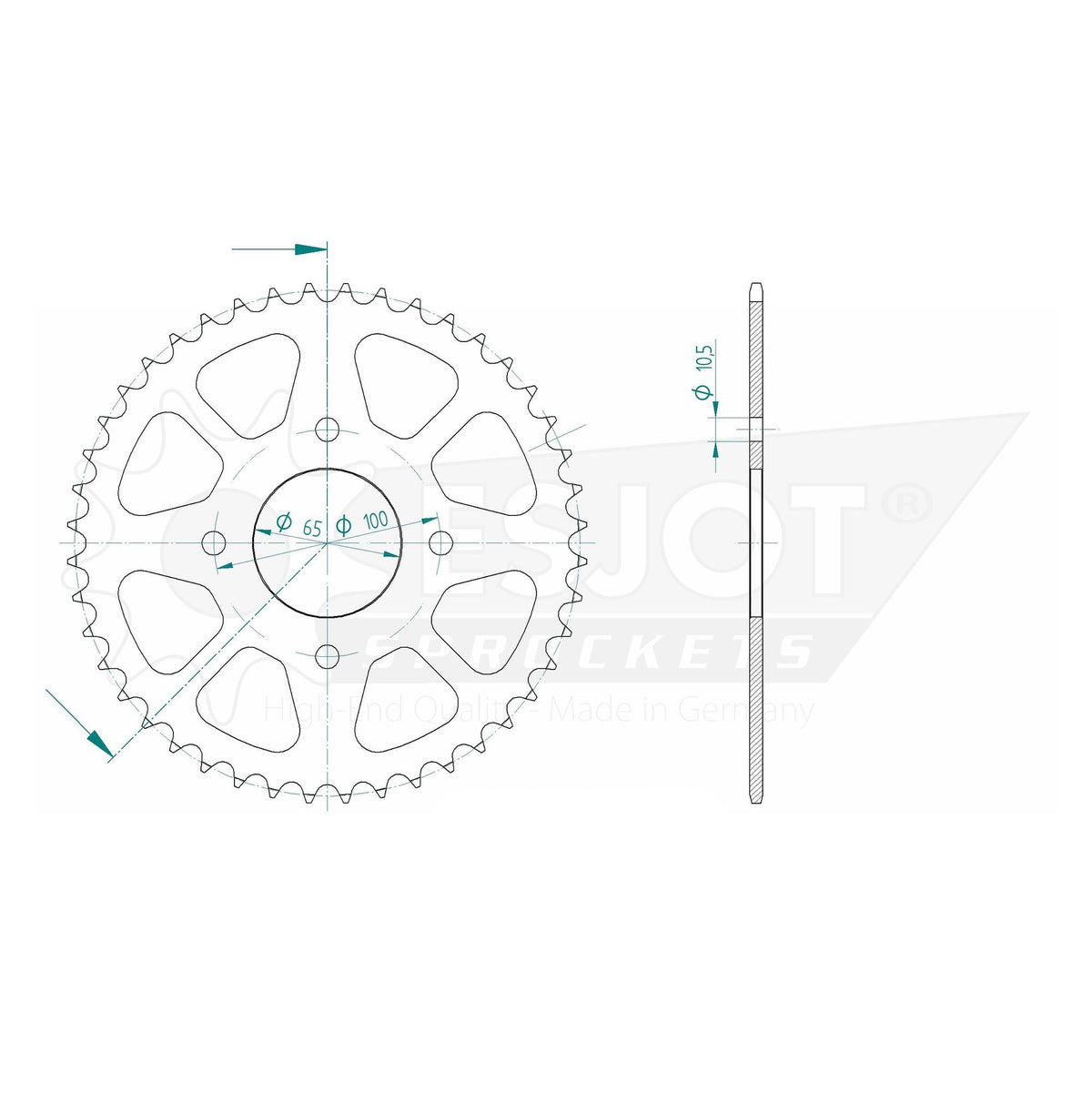 DID Kettensatz für SYM Wolf CR 300i 2019 520 ZVMX Kettenkit