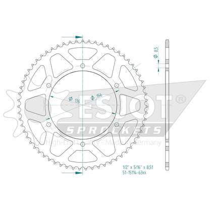 DID Kettensatz für Fantic XMF Motard 125 21-22 428 HD Kettenkit