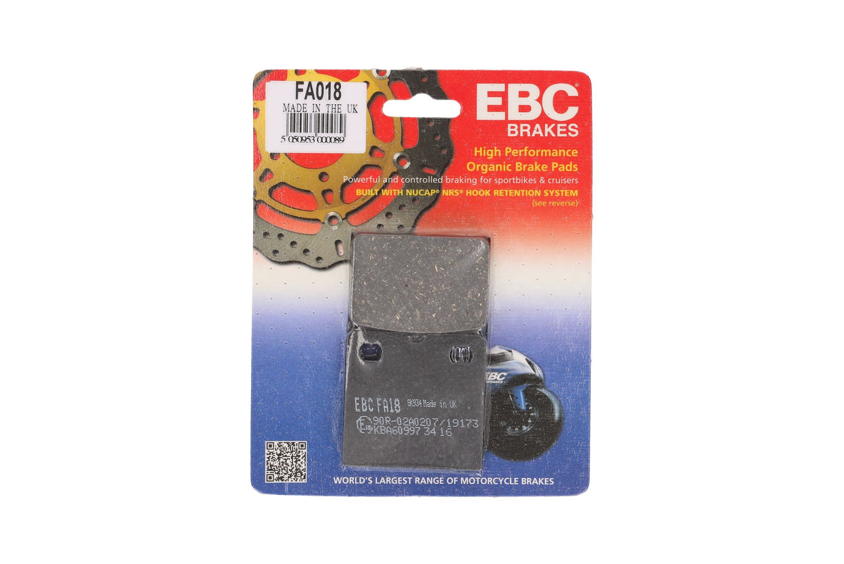 Bremsklötze Bremsbeläge EBC FA 018 1x Satz (2 Stück)