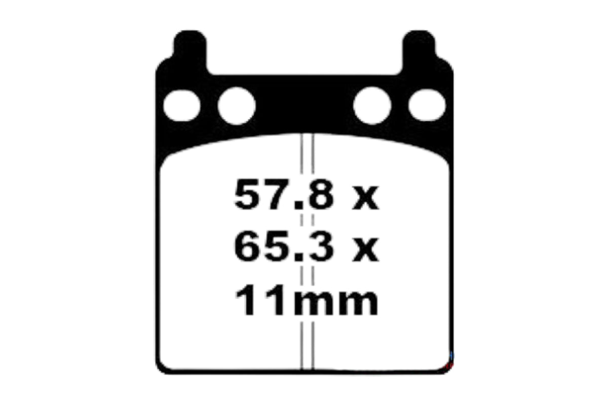 Bremsklötze Bremsbeläge EBC FA 032 1x Satz (2 Stück)