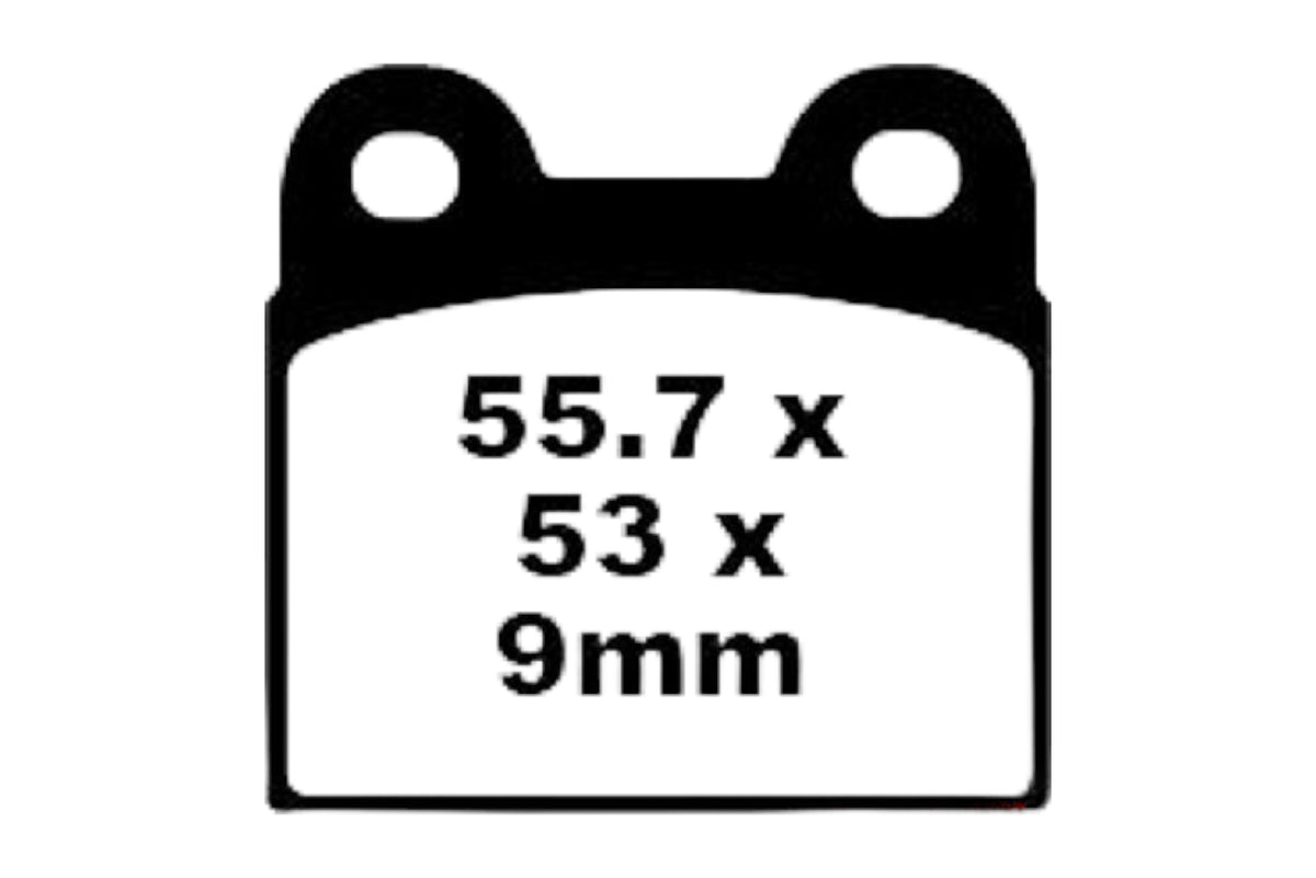 Bremsklötze Bremsbeläge EBC FA 057 1x Satz (2 Stück)