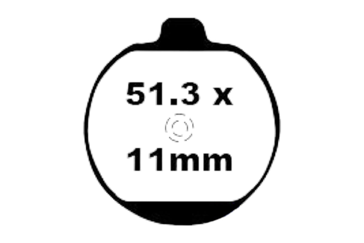 Bremsklötze Bremsbeläge EBC FA 062 1x Satz (2 Stück)