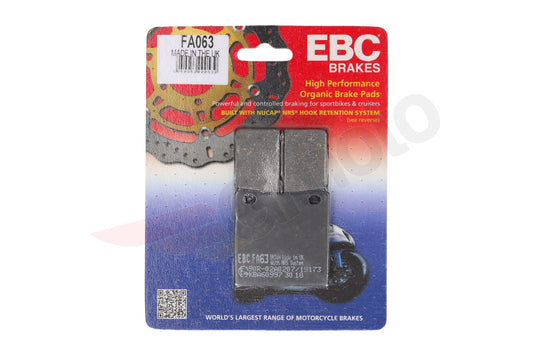 Bremsklötze Bremsbeläge EBC FA 063 1x Satz (2 Stück)