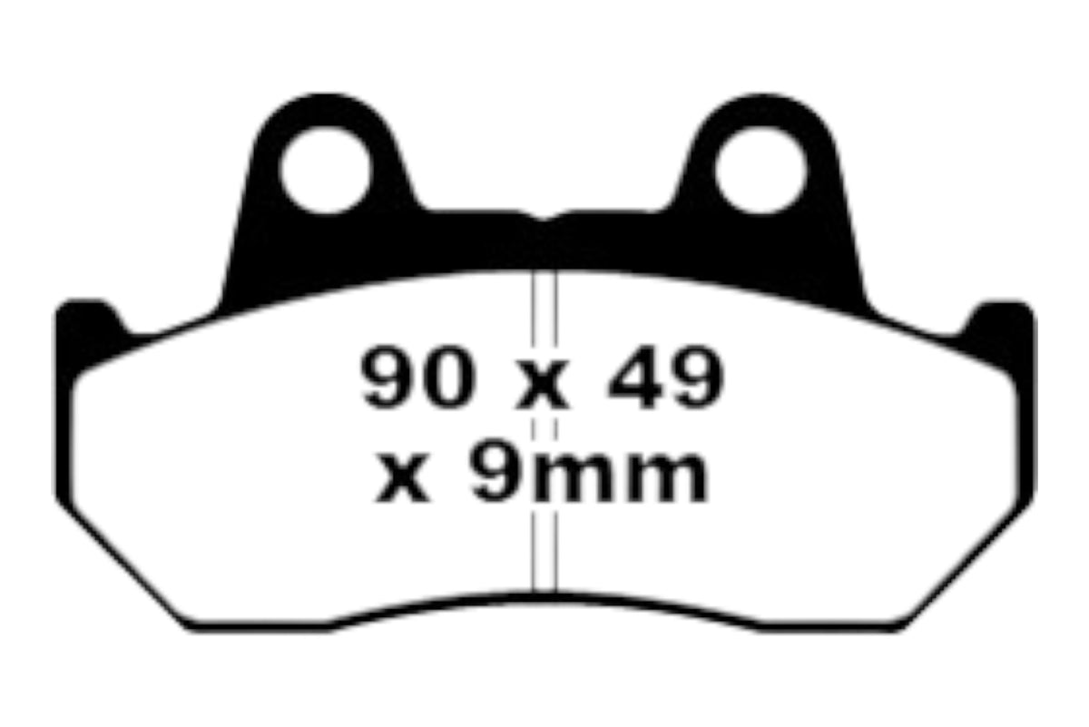 Bremsklötze Bremsbeläge EBC FA 069/2 1x Satz (2 Stück)