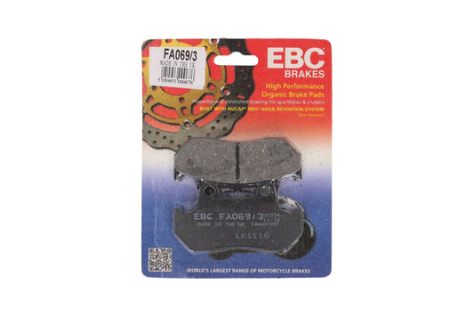 Bremsklötze Bremsbeläge EBC FA 069/3 1x Satz (2 Stück)