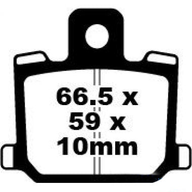 Bremsklötze Bremsbeläge EBC FA 070 1x Satz (2 Stück)