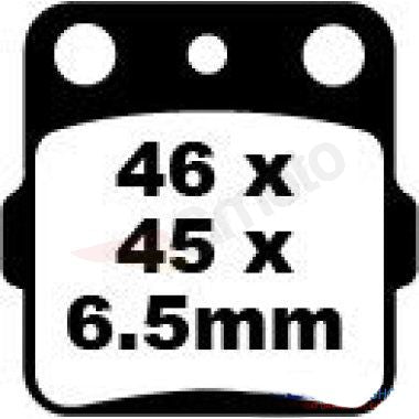 Bremsklötze Bremsbeläge EBC FA 084/3 TT 1x Satz (2 Stück)