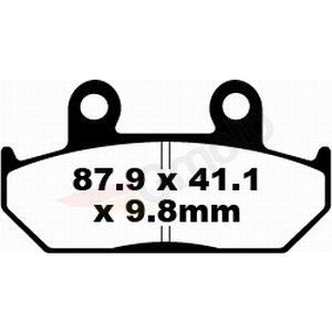 Bremsklötze Bremsbeläge EBC FA 124/2 1x Satz (2 Stück)