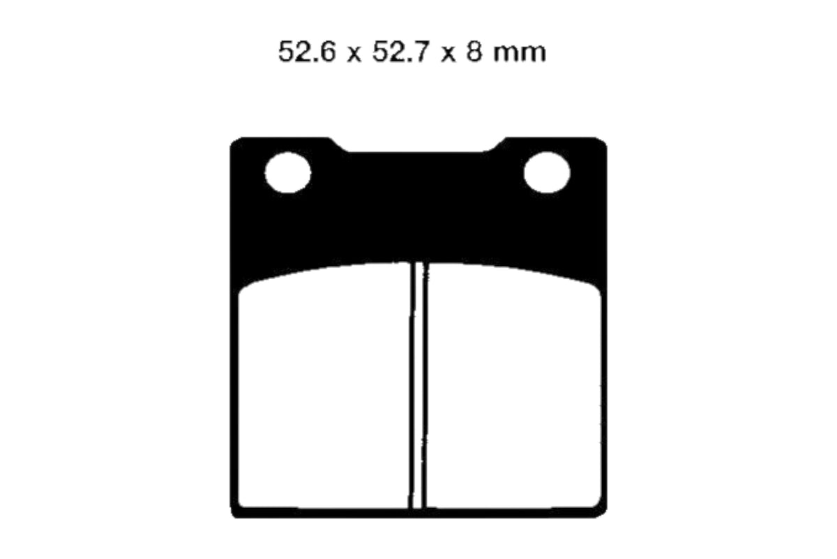 Bremsklötze Bremsbeläge EBC FA 161 (2 Stück)