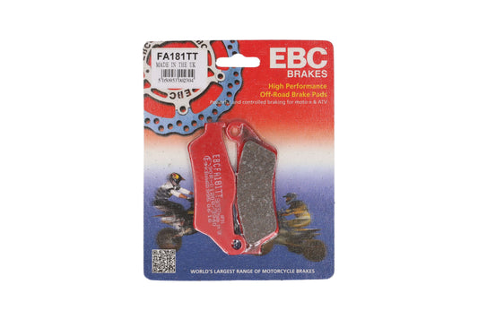 Bremsklötze Bremsbeläge EBC FA 181 TT 1x Satz (2 Stück)