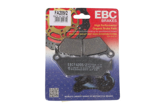 Bremsklötze Bremsbeläge EBC FA 209/2 1x Satz (2 Stück)