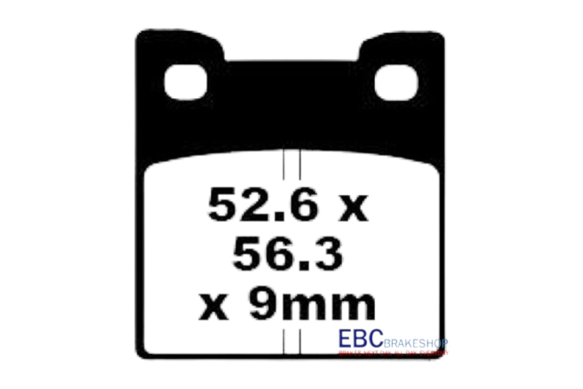 Bremsklötze Bremsbeläge EBC FA 222 (2 Stück)