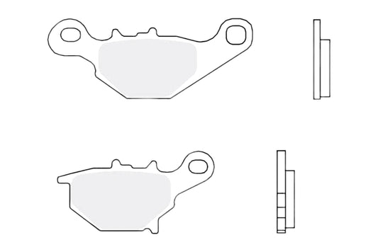 Bremsklötze Bremsbeläge EBC FA 401 TT (2 Stück)