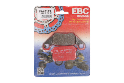 Bremsklötze Bremsbeläge EBC FA 431 TT 1x Satz (2 Stück)