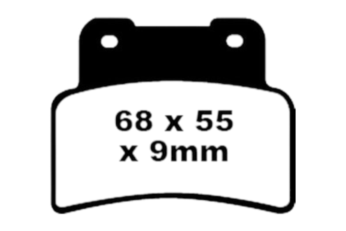 Bremsklötze Bremsbeläge EBC FA 432 1x Satz (2 Stück)