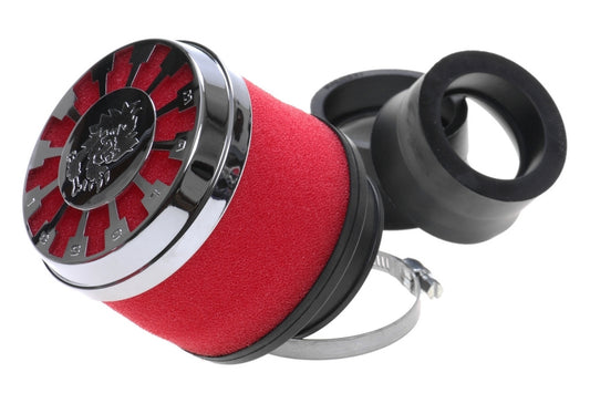Malossi E13 Luftfilter 42 / 58mm rot chrom