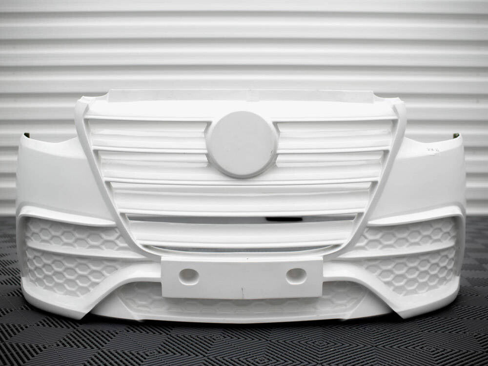 Front Stoßstange + Frontlippe passend für Mercedes Sprinter Mk3 schwarz Hochglanz