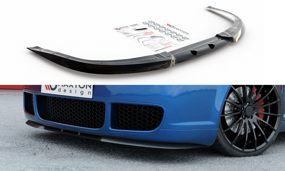 Frontlippe (CUPRA Look) passend für VW Golf IV R32 schwarz Hochglanz