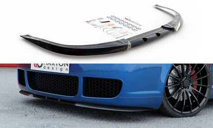 Frontlippe (CUPRA Look) passend für VW Golf IV R32 schwarz Hochglanz