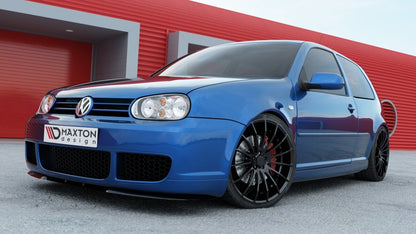 Frontlippe (CUPRA Look) passend für VW Golf IV R32 schwarz Hochglanz