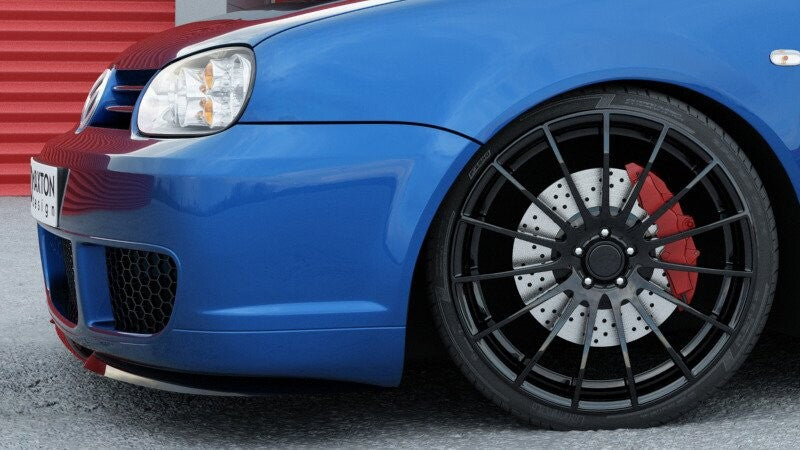Frontlippe (CUPRA Look) passend für VW Golf IV R32 schwarz Hochglanz