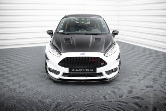 Frontlippe (CUPRA) passend für Ford Fiesta ST Mk7 FL schwarz Hochglanz