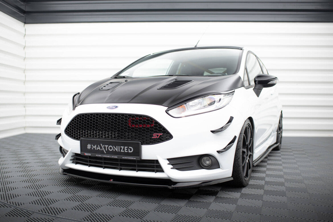 Frontlippe (CUPRA) passend für Ford Fiesta ST Mk7 FL schwarz Hochglanz
