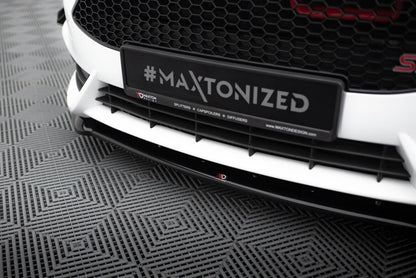 Frontlippe (CUPRA) passend für Ford Fiesta ST Mk7 FL schwarz Hochglanz
